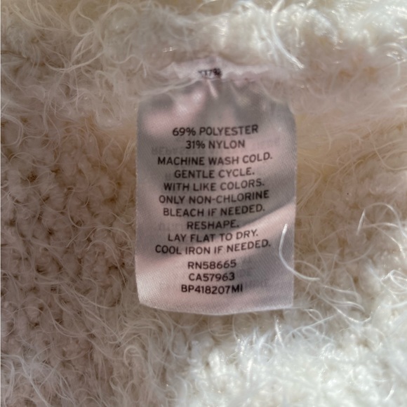 BP White Fluffy Sweater - Picture 5 of 5